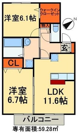 ルミエールの物件間取画像